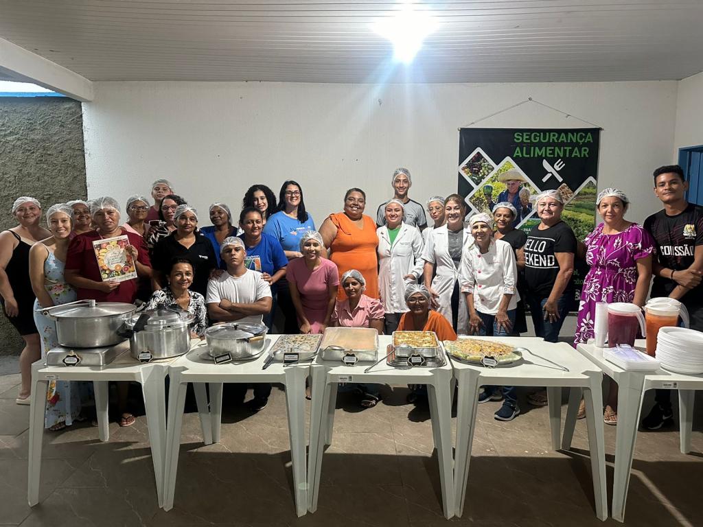 Dezenas de pessoas participam de Capacitação em Educação Alimentar e Nutricional em Cristalândia